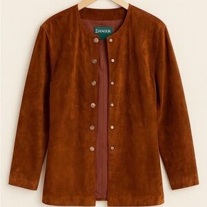 Danier Women's Tan Leather Jacket SIZE XS